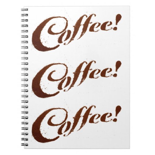 Coffee Grounds Coffee _ Notebook