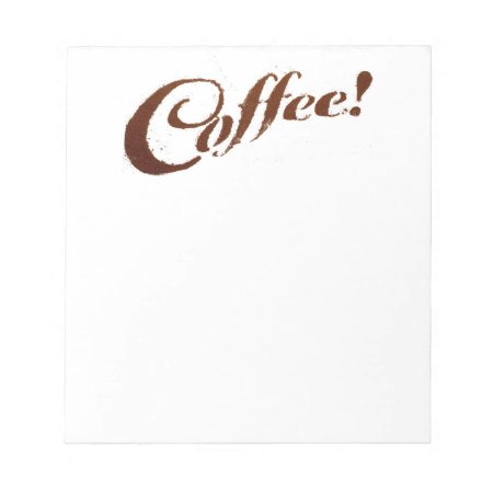 Coffee Grounds Coffee - Notepad