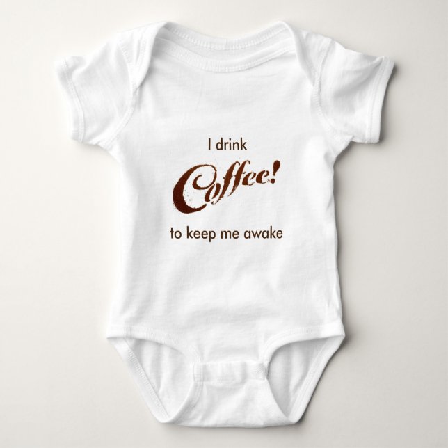 Coffee Grounds Coffee - Outfit Baby Bodysuit (Front)