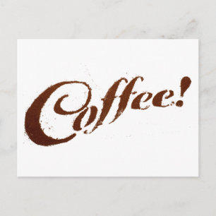 Coffee Grounds Coffee - Post Card