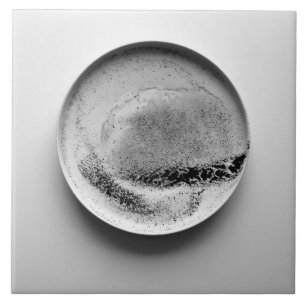 Coffee Grounds Photo Ceramic Tile