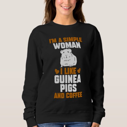 Coffee Guinea Pig Sweatshirt