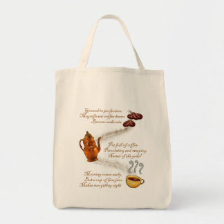 Coffee Haiku Tote Bags