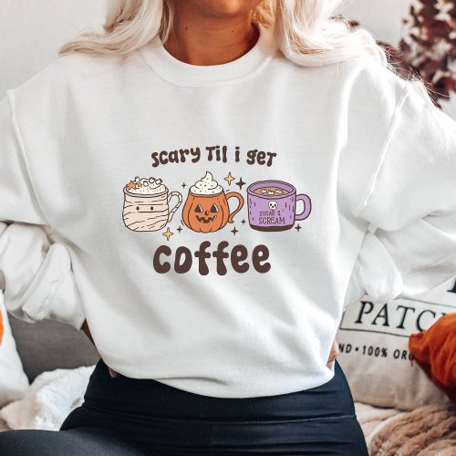 Coffee Halloween Sweatshirt