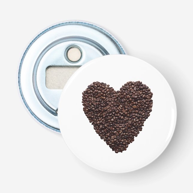Coffee Heart Bottle Opener (Front)
