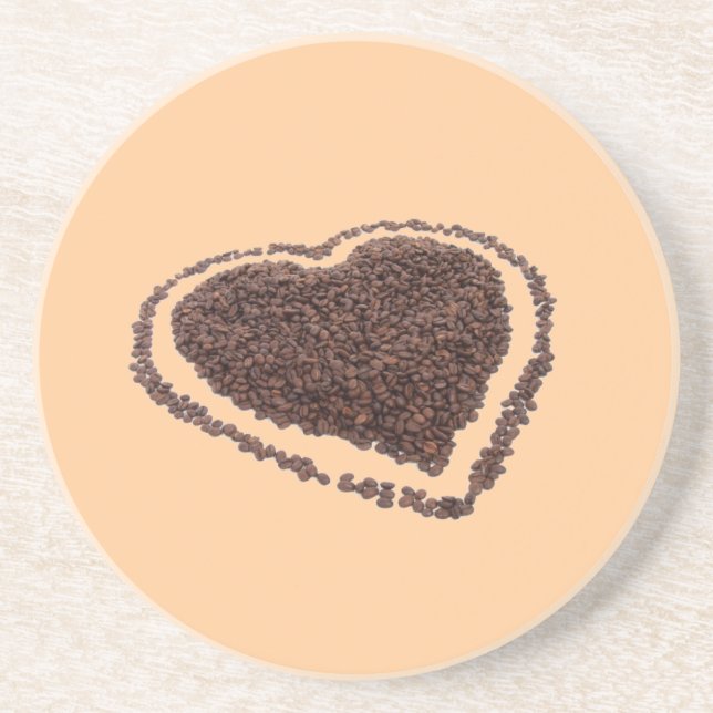 Coffee Heart Coaster (Front)