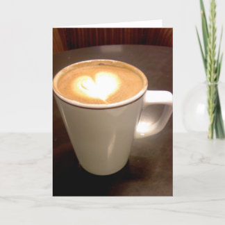 Coffee Heart Holiday Card