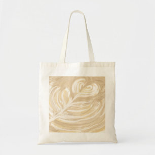 coffee heart latte art tote bag