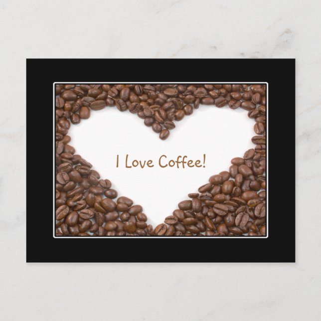 Coffee Heart Postcard (Front)