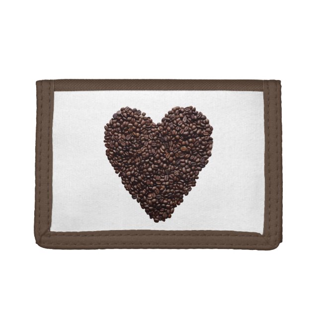 Coffee Heart Trifold Wallet (Front)