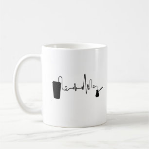 Coffee Heartbeat Coffee Cup Caffeine Lovers