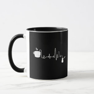 Coffee Heartbeat Coffee Cup Caffeine Lovers
