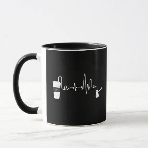 Coffee Heartbeat Coffee Cup Caffeine Lovers