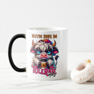 Coffee Helps Me Tolerate Idiots Color Morph Mug