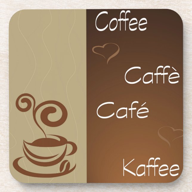 coffee hour drink coaster (Front)