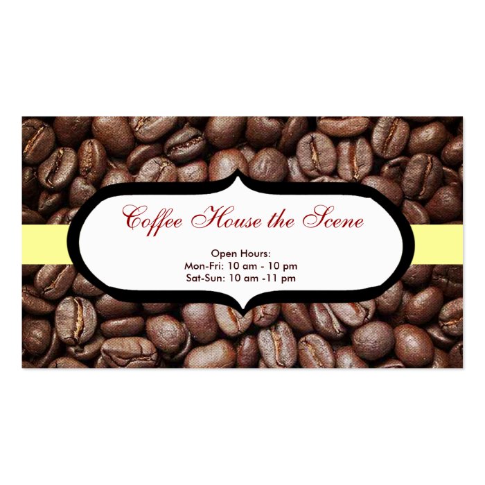 Coffee House Business Card