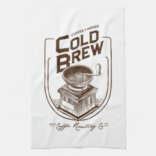 Coffee House Cold Brew Coffee Roasting Company Kitchen Towel