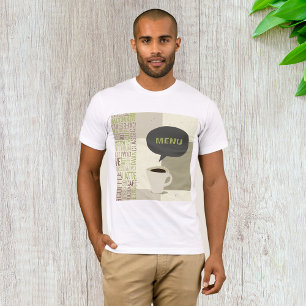 Coffee House Menu Mens T-Shirt