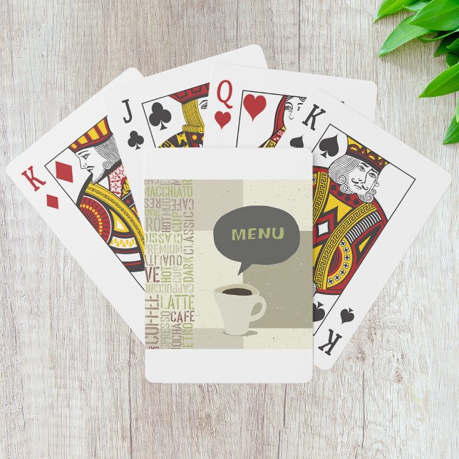 Coffee House Menu Playing Cards (Creator Uploaded)