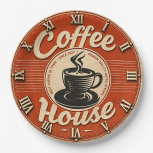 Coffee House Paper Plates