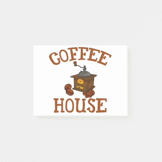 COFFEE HOUSE POST-IT NOTES (Front)