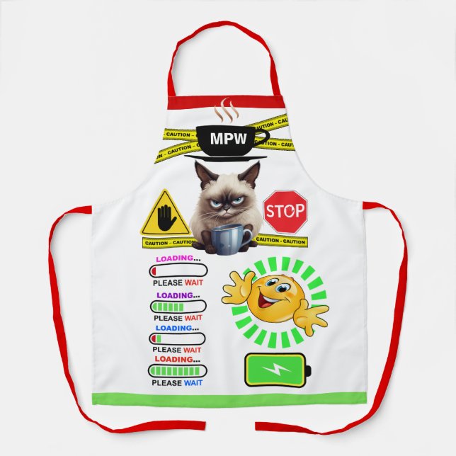 Coffee Humor  ... Apron (Front)