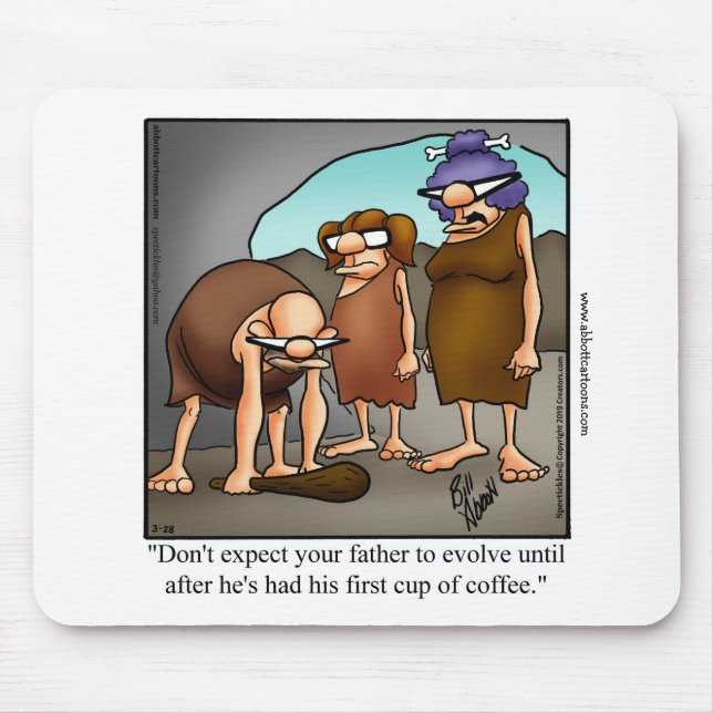 Coffee Humor Mousepad Gift (Front)