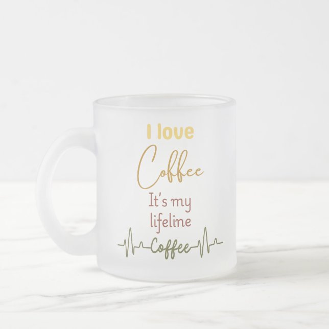 coffee humor mug gift idea for caffeine addicts (Left)