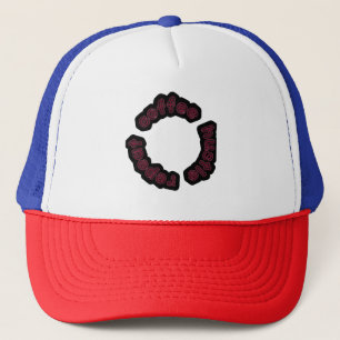 Coffee Hustle Repeat-Motivational typography  Trucker Hat