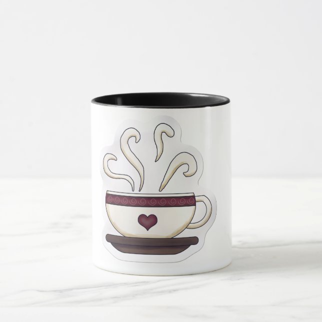 Coffee Illustration Mug (Center)