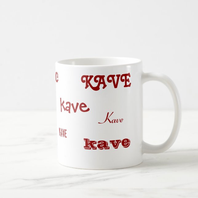 Coffee in Hungarian Coffee Mug (Right)