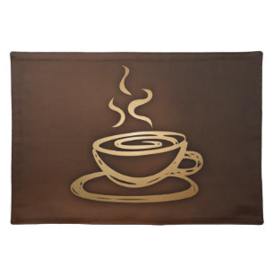 Coffee In My Cup Cloth Placemat