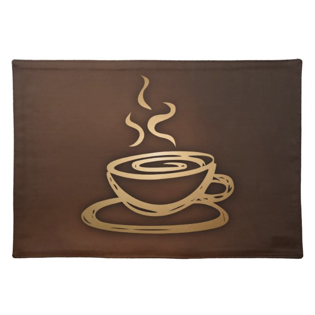 Coffee In My Cup Cloth Placemat (Front)