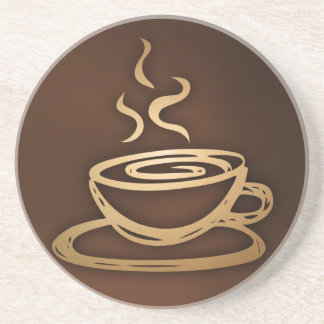 Coffee In My Cup Sandstone Coaster