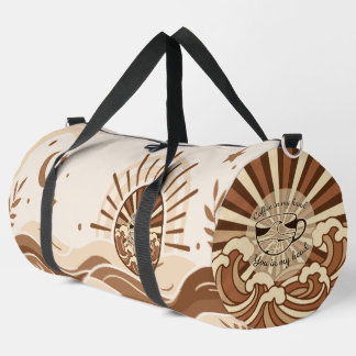 Coffee In My Hand You In My Head Quote Duffle Bag