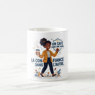 ✨ Coffee in One Hand, Confidence in the Other Color Morph Mug