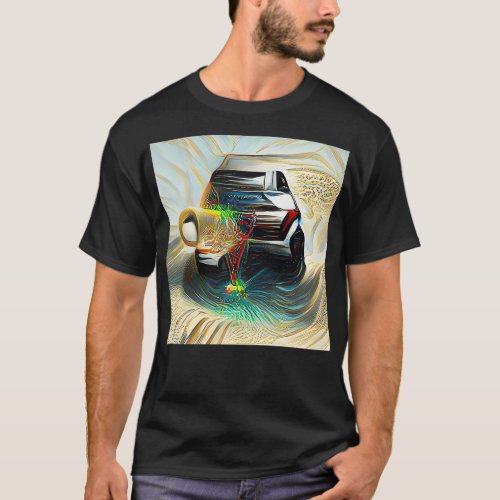 Coffee in Quantum wavetracing of an suv 1 T_Shirt