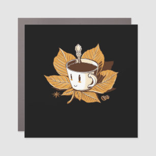Coffee In The Fall Autumn It’s Fall Y’all Car Magnet