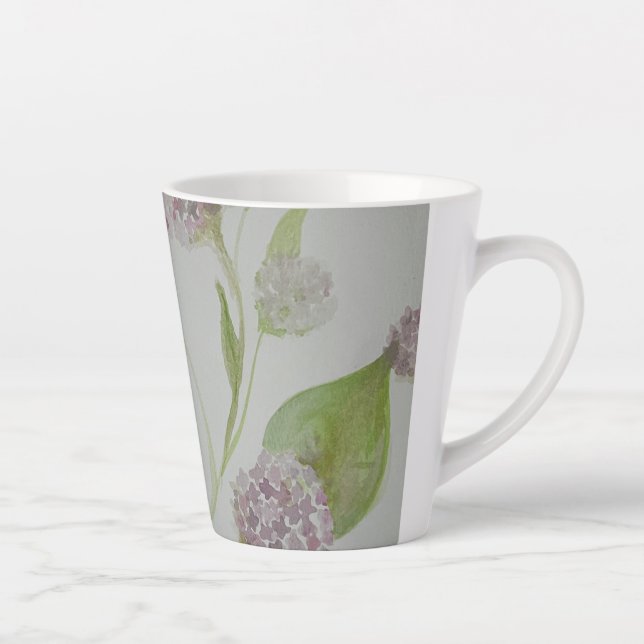 Coffee in the Garden Latte Mug (Right)