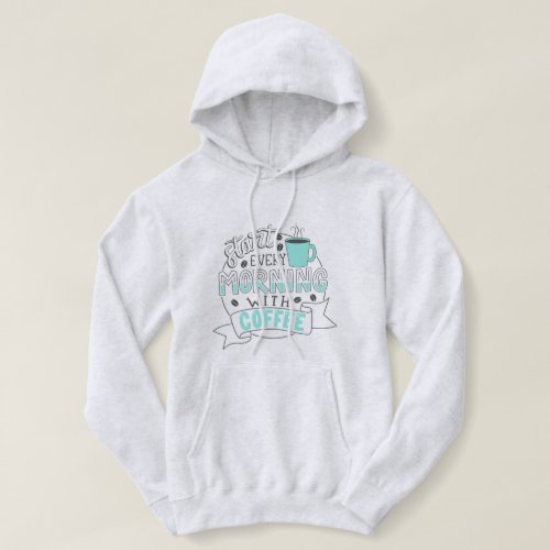 Coffee In The Morning Support Small Business GLS Hoodie