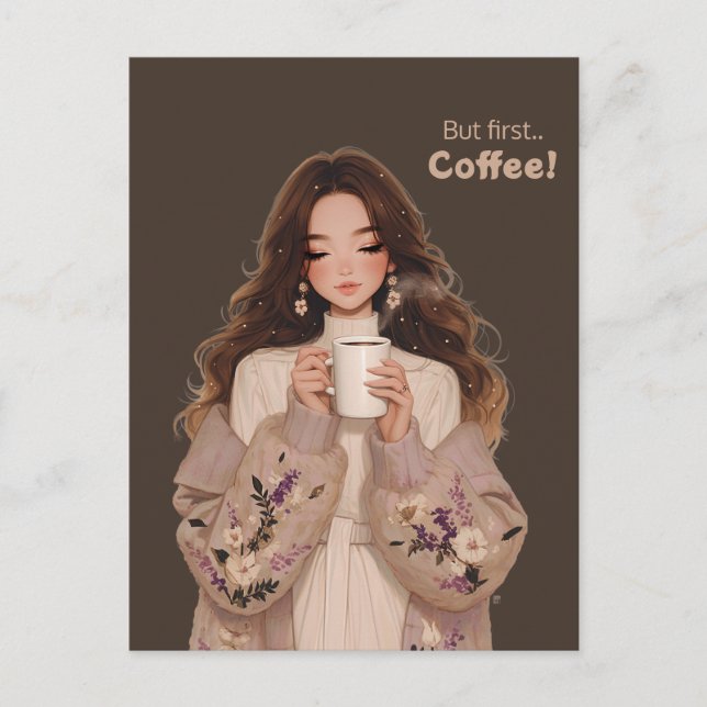 Coffee Invitation Postcard (Front)