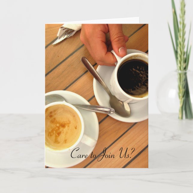 Coffee Invitations (Front)