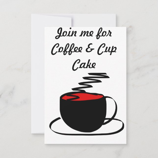 coffee invite card (Front)