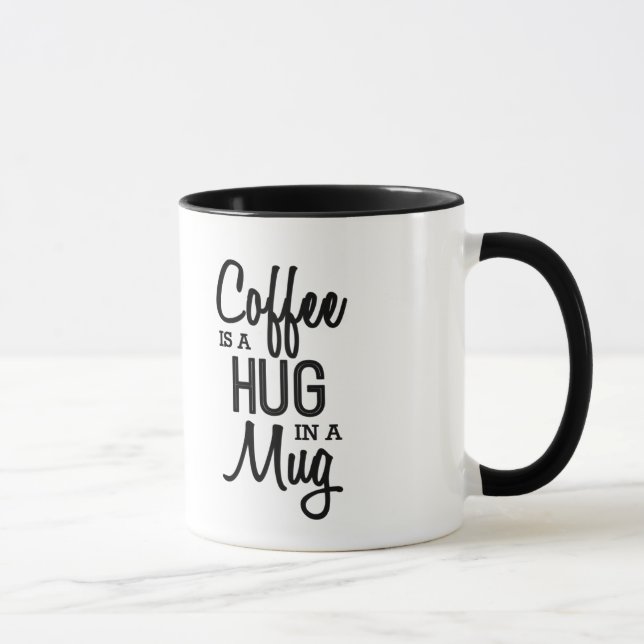 Coffee is a hug in a mug (Right)
