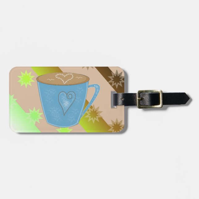 Coffee is a Necessity Luggage Tag (Front Horizontal)