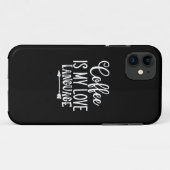 coffee is my love language Case-Mate iPhone case (Back (Horizontal))