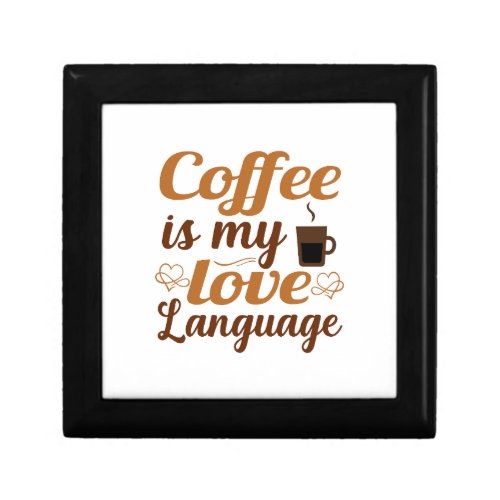 Coffee is my love language gift box