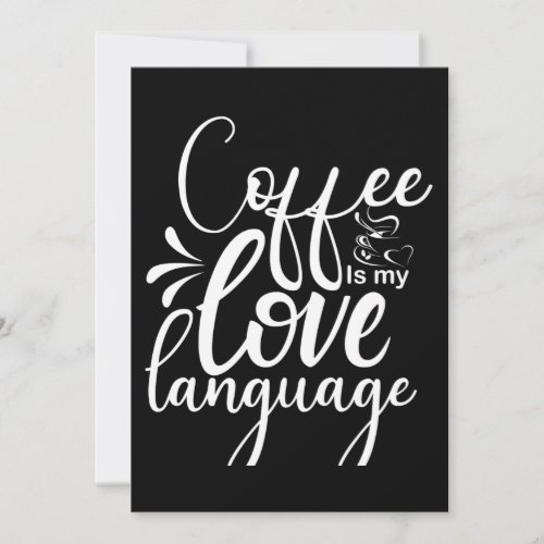 Coffee Is My Love Language Save The Date