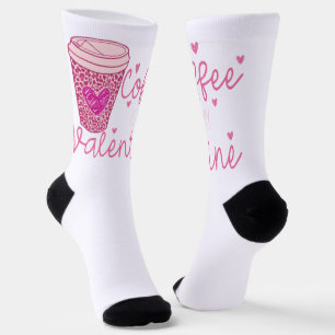 Coffee is my Valentine Socks