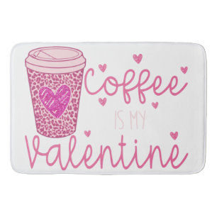 Coffee is my Valentine Tank Top Tote Bag Bandana G Bath Mat